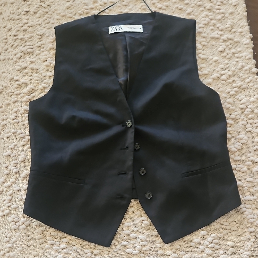 Zara Linnen Vest